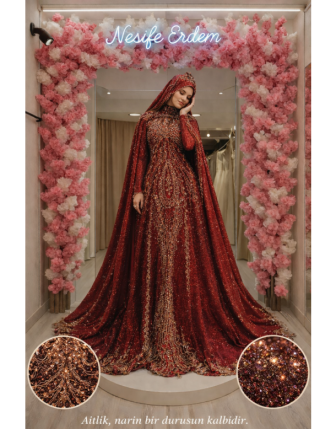 Vintage İşlemeli Kınalık Formu