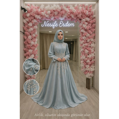 Tesettürlü Kınalık – Silüetin Akışında Görünen Aitlik