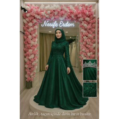 Tesettürlü Kınalık – Taçın İçinde Derin Bir İz