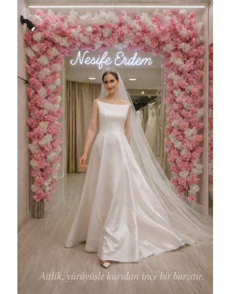 Tül Düz Kesim Nikahlık