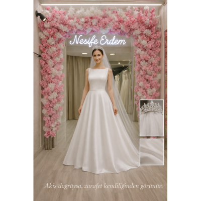 Minimal A Kesim Açık Nikahlık: Zarafetin Doğal Akışı