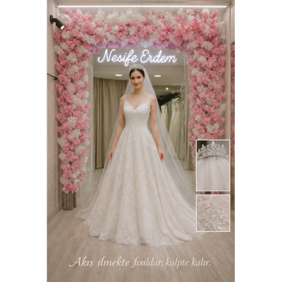 Simli Taşlı Açık Nikahlık – Işığın İlmekteki Sessiz Akışı