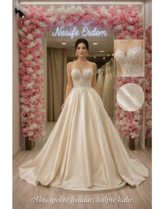 Zamansız Straplez Nikahlık