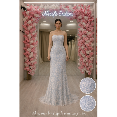 Fransız Dantel Balık Nişanlık: İnce Çizgide Net Silüet