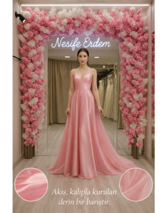 Pembe Askılı Nişanlık