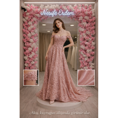 Vintage Rose Nişanlık Modelleri: Kuyrukta Başlayan Zarif Akış