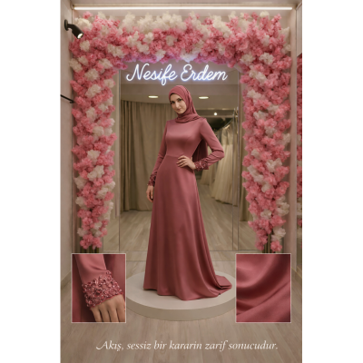 Sade mi Dantelli mi? Gül Kurusu A Kesim Tesettür Nişanlık Rehberi