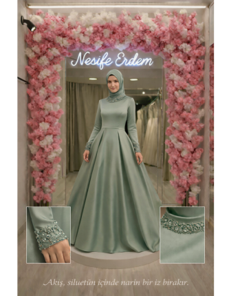 Adaçayı Yeşili Prenses Nişanlık