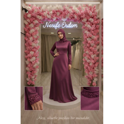 Mürdüm Tesettürlü Nişanlık Modelleri Nasıl Seçilir – Akışın Zarif Yorumu