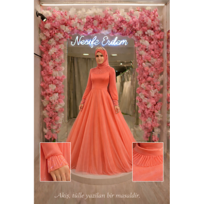 Tesettür Nişanlık A Kesim: Tülle Yazılan Akışın En Canlı Hali