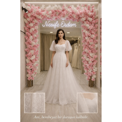 A Kesim Açık Abiye: Bembeyaz Bir Duruşun Zamansız Yorumu