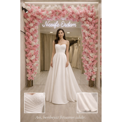 Minimal Beyaz Mezuniyet Elbisesi: A Kesim mi Balık Model mi Daha Doğru?