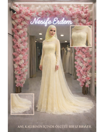 Lunara Soft Corsage Abiye